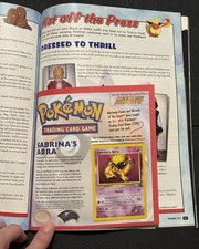 Nintendo Power Magazine Issue 137 w/ Sabrina’s Abra Pokemon Promo & All Inserts picture