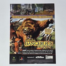 Cabela's Dangerous Hunts Xbox PS2 Holiday 2003 Print Ad/Poster Promo Art picture