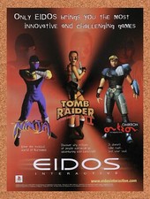 1997 Eidos PS1 Games Original Advertisement / Retro Wall Art v12 picture