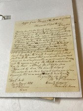 US ARMY FORT ADAMS RI COURT MARTIAL FURTHER GENERALS ON BOARD 1852 picture