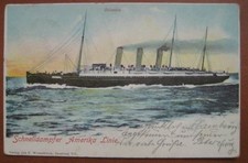 COLUMBIA (Hamburg American) VERY RARE 1904 picture