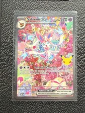  Pokemon TCG Sylveon Ex SIR 153/128 30th Anniversary Pokemon Card MINT picture