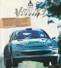 Vintage 2002 V-Rally 3 PS2 Original French Video Game Print Ad 22x30cm FHM 36 picture