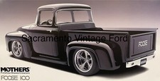 Chip Foose Design 1956 Ford F100 Pickup Truck Poster Hot Rod Custom Art picture