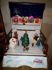 Coca Cola El Tesoro De La Navidad Extremely Rare Music Box See Description Works picture