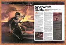 2002 Neverwinter Nights PC Original Advertisement / Retro Promo vr6 picture