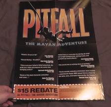 pitfall the mayan adventure double sided poster picture