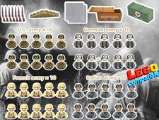 New 40x Figure MiniFigures WwII ITALIAN FRENCH USA Army Germ@n Mini Soldier Set picture
