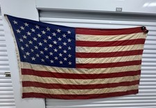 Vintage Storm King Cotton American Flag 50 Stars 5”x 8” WPL 1721 picture