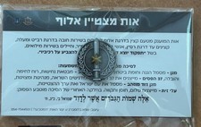IDF Israeli Army Aluf Major General Excellence Medal Pin Badge Ot Mitztain 2025 picture