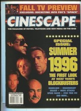 Cinescape  Sept. 1995 Dragonheart Eraser Star Trek ll Speedc Racer    MBX23 picture