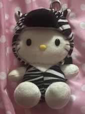 extremely rare vintage 2003 hello kitty zebra keychain kawaii y2k cutecore picture