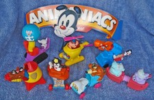 1995 MCDONALD'S SEVEN ANIMANIACS HAPPY MEAL TOYS & 4 DIFFERENT MEAL/LUNCH BOXES picture