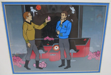 1995 STAR TREK TV Animation SERICEL Captain Kirk, McCoy & Tribbles CM7253 picture