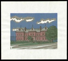 OHMOTO YASUSHI - 1972 Japanese Woodblock Print picture