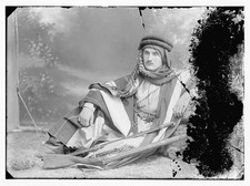 Gaza Palestine 1910s Turkish German Officer in Bedouin Dress Portrait picture