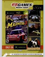 Midtown Madness 3 Xbox 2003 Vintage Print Ad/Poster Official EB GAMES Promo Art picture
