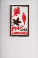 1963 Fall Camporee patch (No Loop) picture