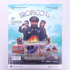 2011 Tropico 4 Xbox 360 Game Promo Original Magazine Print Ad Full Page picture