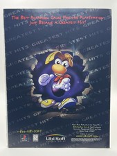 Rayman Greatist Hits Uni Soft Action Video Game Print Ad / Poster Promo Art 1999 picture