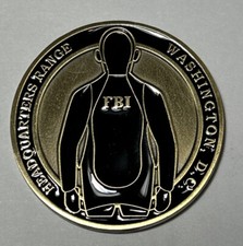 FBI Washington D.C. Headquarters Range challenge coin picture