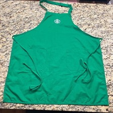 Starbucks Official Barista Green Apron Embroidered Siren Logo Dual Pockets picture