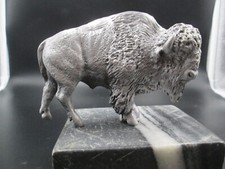 bison buffalo yellowstone hotrod ratrod car hood ornament picture