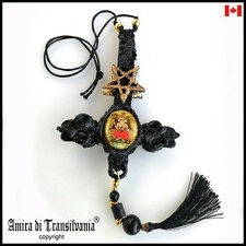 antichrist gothic cross necklace pendant amulet goth jewelry devil lucifer satan picture