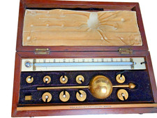 Rare 1937 Sikes Hydrometer Complete Set with Date & Serial No.-T.O. Buss, London picture