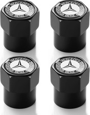 Tire Valve Stem Caps for Mercedes Benz AMG Metal Car Wheel Air Caps Auto Valve S picture