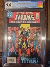 Tales of the Teen Titans 44 CGC 9.0 1984 Key Issue 1st Nightwing/Jericho WP picture