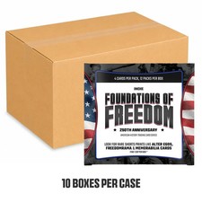 INDIE Foundations of Freedom 250th (1 SEALED  CASE) History Trading Cards picture