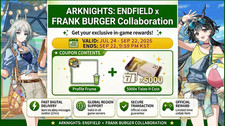 [CODE ONLY]Arknights Endfield x Frank Burger Code (Frame)Global Server Redeem picture