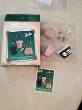 BARBIE ACCESSORIES ADDING THE RIGHT TOUCH,Yr 2004 HALLMARK MINIATURES ORNAMENTS picture
