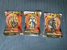 NIB Mortal Kombat 20th Anniversary Raiden Sub-Zero Nightwolf Figures Jazwares picture