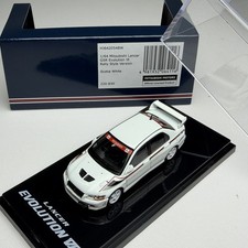 1:64 Lancer Evo 7 GSR Evolution VII White Rally Diecast Model Car picture