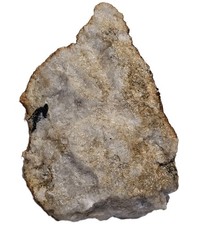 Crystaline Gold Quartz Black Tourmaline Crystals 3.5lb Display Specimen Georgia picture