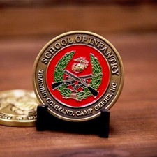 Marine Corps School of Infantry Camp Geiger Challenge Coin picture