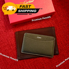 Cartier Black Leather Cardholder Wallet NEW Promotional AD Gift Rare picture
