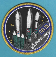 BOEING DELTA ROCKET  SPACE SATELLITE LAUNCH PATCH picture
