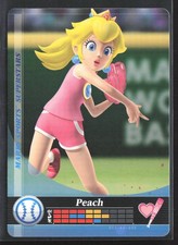 2017 Mario Sports Superstars Amiibo Card - #12 PEACH Baseball - Nintendo NM picture