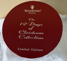 Waterford Crystal 12 Days of Christmas Bell /Ornament Partridge 1st EDITION picture