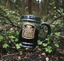Iron bean Coffee Co. 2026 Blackthorn Crooked Owl Tankard & Decal *BRAND NEW* picture