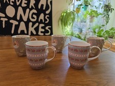 Pip Studio Amsterdam MUG Ribbon Rose Floral  Set Of 5 Pre-owned  picture