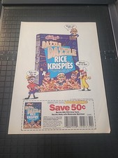 Razzle Dazzle Rice Krispies 1990s 8X11 Print Ad Vintage  picture
