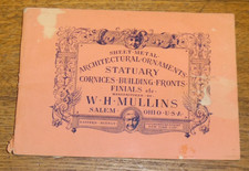 Small Antique 1894 Catalog W.H. Mullins Salem Ohio Statuary Architectural Finial picture