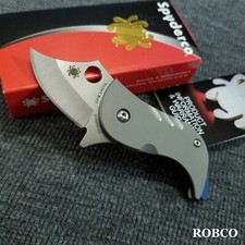 Spyderco Pochi Kazuyuki Sakurai CPM-S45VN Blade Titanium Handles C256TIP picture