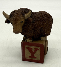 Vintage Tim Clark & Tim Wolfe Alphabet Animal Collectibles Letter Yak  Y picture