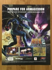 MDK 2: Armageddon PS2 2000 Vintage Print Ad/Poster Official Bioware Promo Art picture