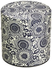 Yamako Tea Caddy Po-Kan Chrysanthemum Arabesque S 7.5 X 8 X 7.5 Cm 79206_ picture